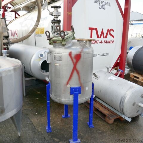 V4A malzemeden 270 litrelik basınçlı depo PAUL WEBER AG B0117