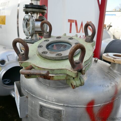 V4A malzemeden 270 litrelik basınçlı depo PAUL WEBER AG B0117