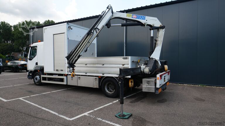 Camión grúa Volvo FL 280 open box truck with HMF 1320 crane 362.3...