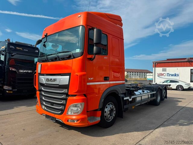 Değiştirilebilir kasalı kamyon DAF XF 450 * RETARDER * AHK 2 X * SPACE CAP *
