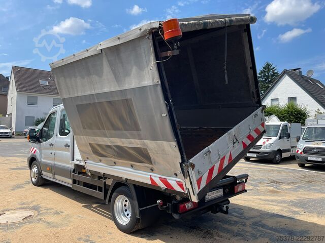 βαν με κουρτίνα πλευράς Ford Transit Kipper aus 1.Hand+Klima+AHK+EU5