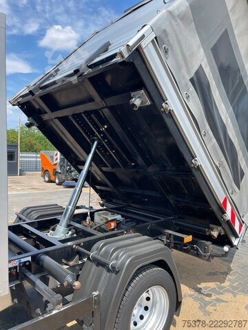 βαν με κουρτίνα πλευράς Ford Transit Kipper aus 1.Hand+Klima+AHK+EU5