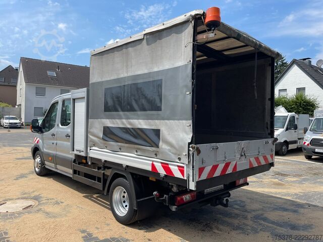 βαν με κουρτίνα πλευράς Ford Transit Kipper aus 1.Hand+Klima+AHK+EU5