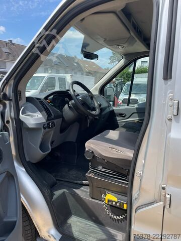 βαν με κουρτίνα πλευράς Ford Transit Kipper aus 1.Hand+Klima+AHK+EU5