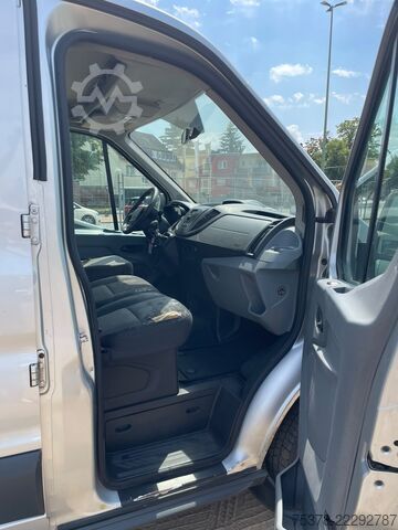 βαν με κουρτίνα πλευράς Ford Transit Kipper aus 1.Hand+Klima+AHK+EU5