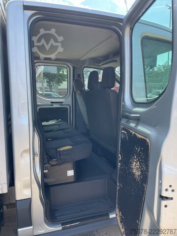 βαν με κουρτίνα πλευράς Ford Transit Kipper aus 1.Hand+Klima+AHK+EU5