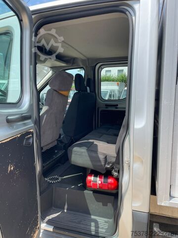 βαν με κουρτίνα πλευράς Ford Transit Kipper aus 1.Hand+Klima+AHK+EU5