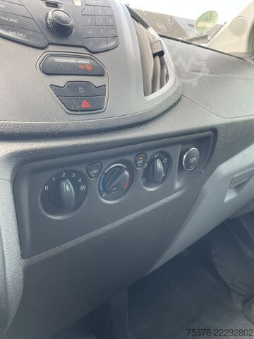 Gardinsidad skåpbil Ford Transit Kipper aus 1.Hand+Klima+AHK+EU5