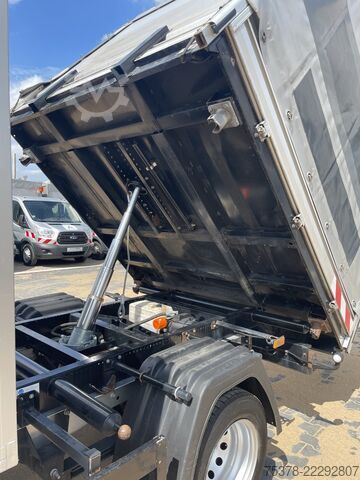 Transportador con plataforma y toldo Ford Transit Kipper aus 1.Hand+Klima+AHK+EU5