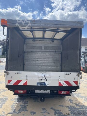 Transportador con plataforma y toldo Ford Transit Kipper aus 1.Hand+Klima+AHK+EU5