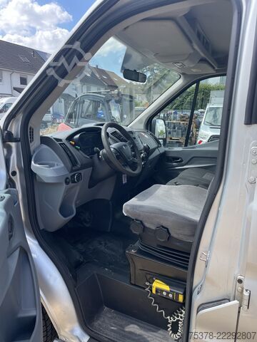 Transportador con plataforma y toldo Ford Transit Kipper aus 1.Hand+Klima+AHK+EU5