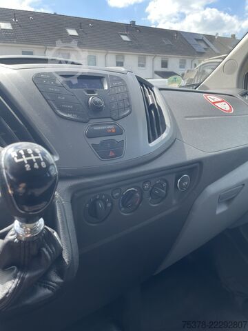Transportador con plataforma y toldo Ford Transit Kipper aus 1.Hand+Klima+AHK+EU5