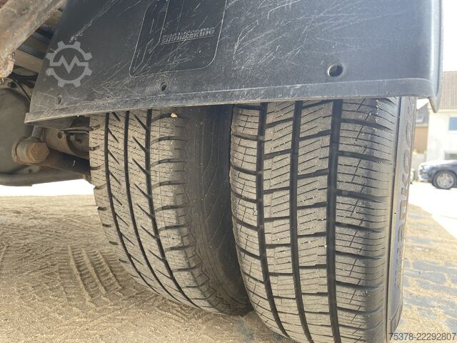 Transportador con plataforma y toldo Ford Transit Kipper aus 1.Hand+Klima+AHK+EU5