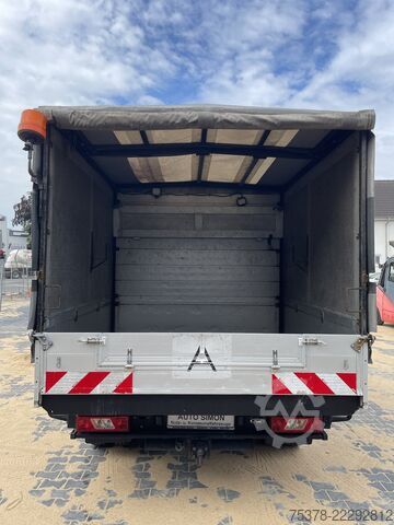 Transportador con plataforma y toldo Ford Transit Kipper aus 1.Hand+Klima+AHK+EU5