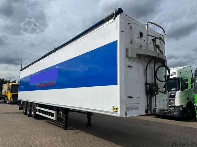 Auflieger mit Walkingfloor KRAKER CF-Z 200 Walkingfloor 92m³ 10 mm Liftachse Funk