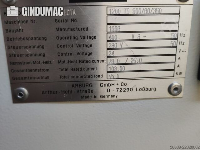 Arburg 1200 TS 800-60-350 Arburg 1200 TS 800-60-350