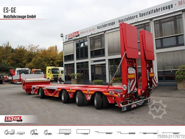 Semirremolque de plataforma baja FAYMONVILLE Multimax Satteltieflader (1+3) - hydr. gelenkt