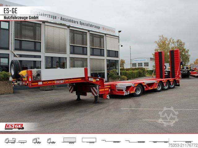 Semirremolque de plataforma baja FAYMONVILLE Multimax Satteltieflader (1+3) - hydr. gelenkt