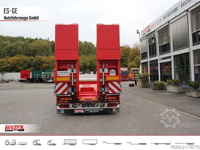 Semirremolque de plataforma baja FAYMONVILLE Multimax Satteltieflader (1+3) - hydr. gelenkt