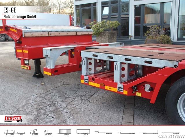 Semirremolque de plataforma baja FAYMONVILLE Multimax Satteltieflader (2+2) - nachlaufgelenkt