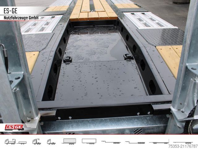Remolque de plataforma baja SCHWARZMÜLLER Tieflader mit gekröpftem Plateau