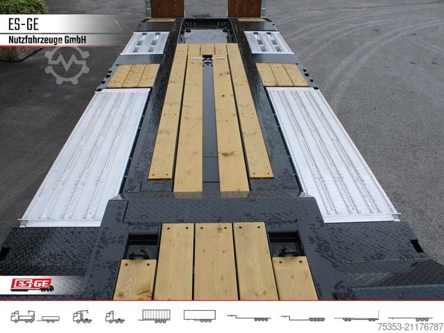 Remolque de plataforma baja SCHWARZMÜLLER Tieflader mit gekröpftem Plateau