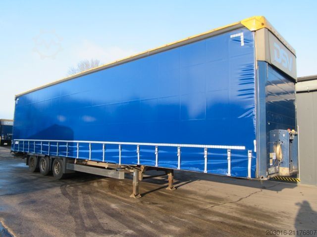 Semirremolque abierto con toldo SCHMITZ CARGOBULL Mega Varios Bremsbeläge 90%Reifen 60% NEUE PLANE