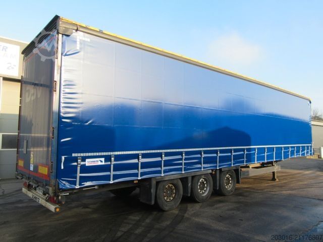 Semirremolque abierto con toldo SCHMITZ CARGOBULL Mega Varios Bremsbeläge 90%Reifen 60% NEUE PLANE