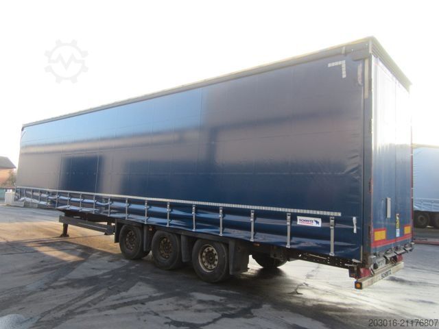 Semirremolque abierto con toldo SCHMITZ CARGOBULL Mega Varios Bremsbeläge 90%Reifen 60% NEUE PLANE