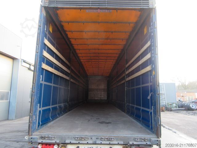 Semirremolque abierto con toldo SCHMITZ CARGOBULL Mega Varios Bremsbeläge 90%Reifen 60% NEUE PLANE