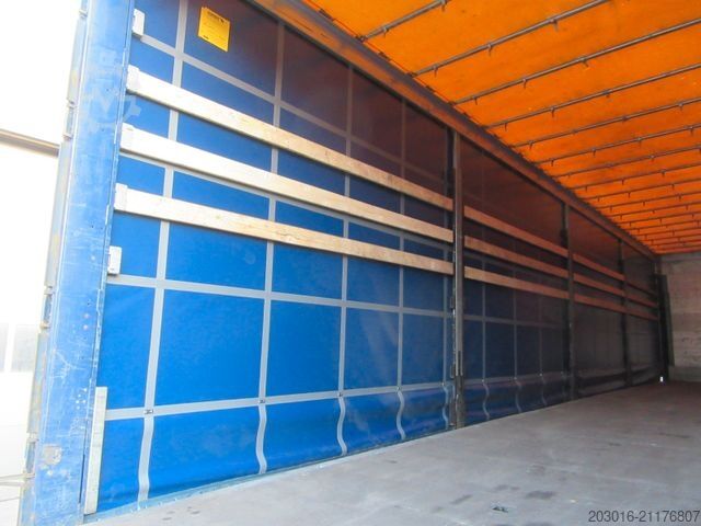 Semirremolque abierto con toldo SCHMITZ CARGOBULL Mega Varios Bremsbeläge 90%Reifen 60% NEUE PLANE