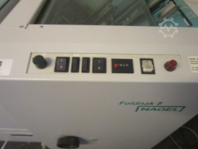 Katlama ve zımbalama makinesi NAGEL FOLDNAK 8 MIT TRIMMER