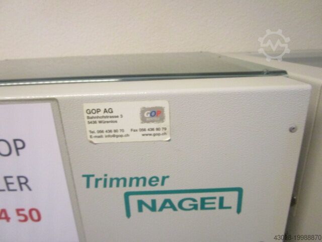 Katlama ve zımbalama makinesi NAGEL FOLDNAK 8 MIT TRIMMER
