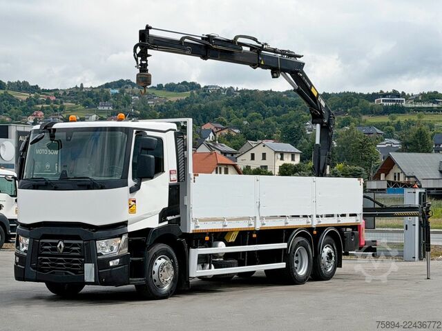 Teherautóra szerelt daru RENAULT T 380 * HIAB 144 BS - 2 HIDUO + FUNK * TOP!