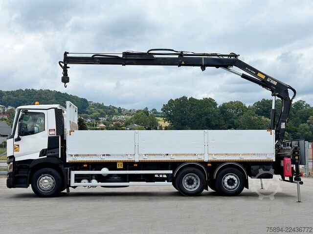 Teherautóra szerelt daru RENAULT T 380 * HIAB 144 BS - 2 HIDUO + FUNK * TOP!