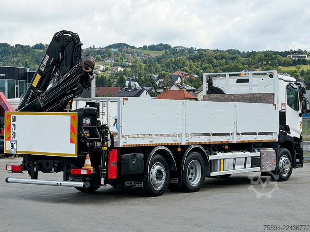 Teherautóra szerelt daru RENAULT T 380 * HIAB 144 BS - 2 HIDUO + FUNK * TOP!