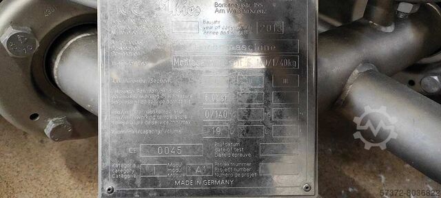 Verfmachine Thies mini-soft E 140/1/40kg