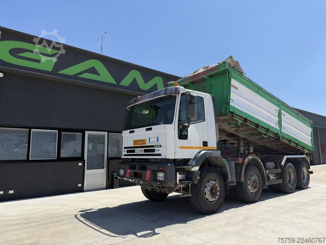 Autocarro ribaltabile Iveco Eurotrakker 410E44H Kipper 8x4 40Ton