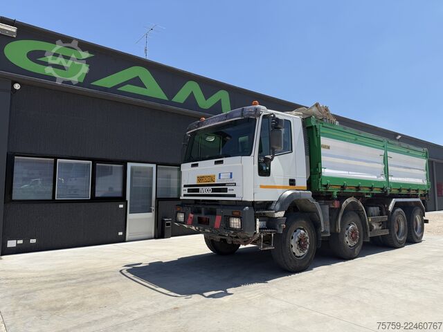 Autocarro ribaltabile Iveco Eurotrakker 410E44H Kipper 8x4 40Ton