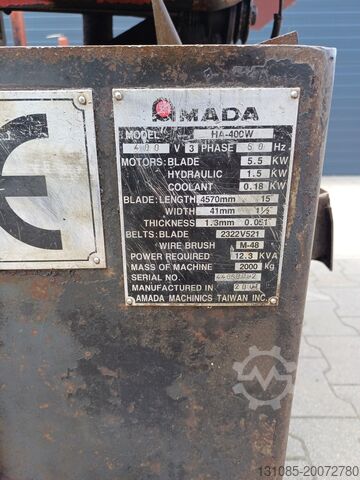 Automatische Bandsäge Amada HA 400 W