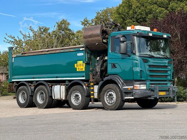 3 taraflı damper Scania G360 8x4!!Z-Kraan/KIPPER!!