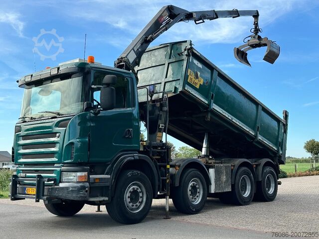 3 taraflı damper Scania G360 8x4!!Z-Kraan/KIPPER!!