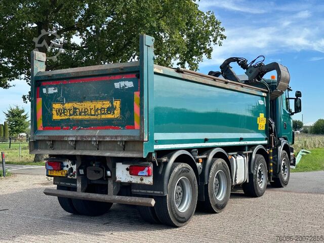 3 taraflı damper Scania G360 8x4!!Z-Kraan/KIPPER!!