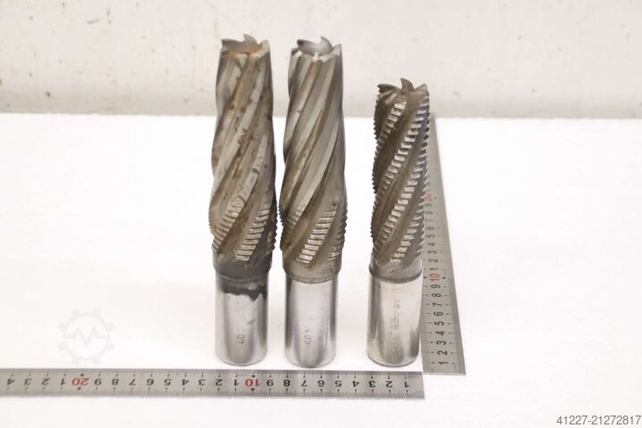 Finger drill bits, 3 pieces Master Fraisa Ø32 mm / Ø40 mm