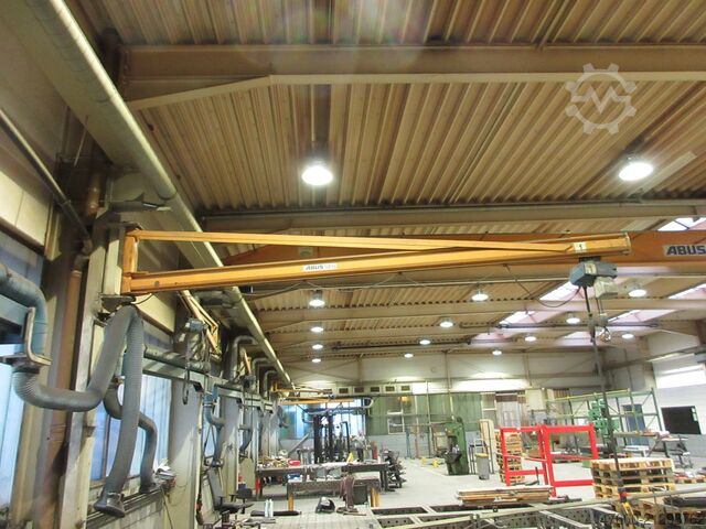 Vægmonteret svingkran Svingkran Kædetalje ABUS LW Drehkran Hallenkran Kran 500KG NL 500KG L 5m incl. Abus GM Kettenzug
