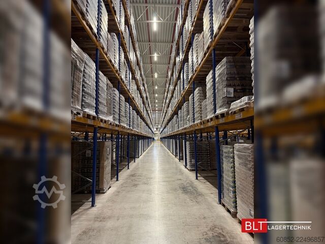 Kraftige reoler til pallereoler 50,40 lfm STOW Palettenregale, H: 690cm Fachlast: 2250 kg, PNB0472, Regale