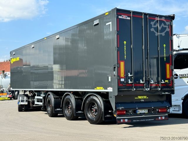 Auflieger mit Walkingfloor H&W AGRAR 70 cbm, Zwangslenkung, MIETEN?