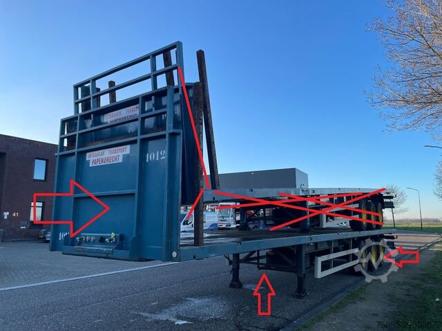 Platform römorku Haan OPL45 Heavy Duty (45Ton) / Rungen-Potholes / NL...
