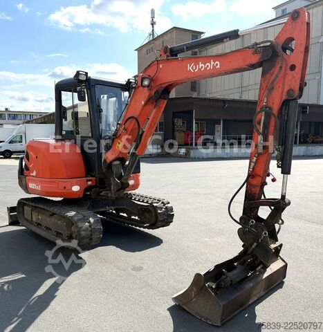 Mini-excavator KUBOTA KX 121-3, 3.980 kg, SW, Grabenräumer, 3 Löffel
