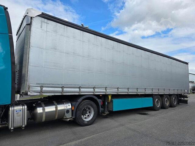 Semiremorcă deschisă cu prelată SCHMITZ CARGOBULL Gardine Standard, 12642XL,Palettenanschlagleiste